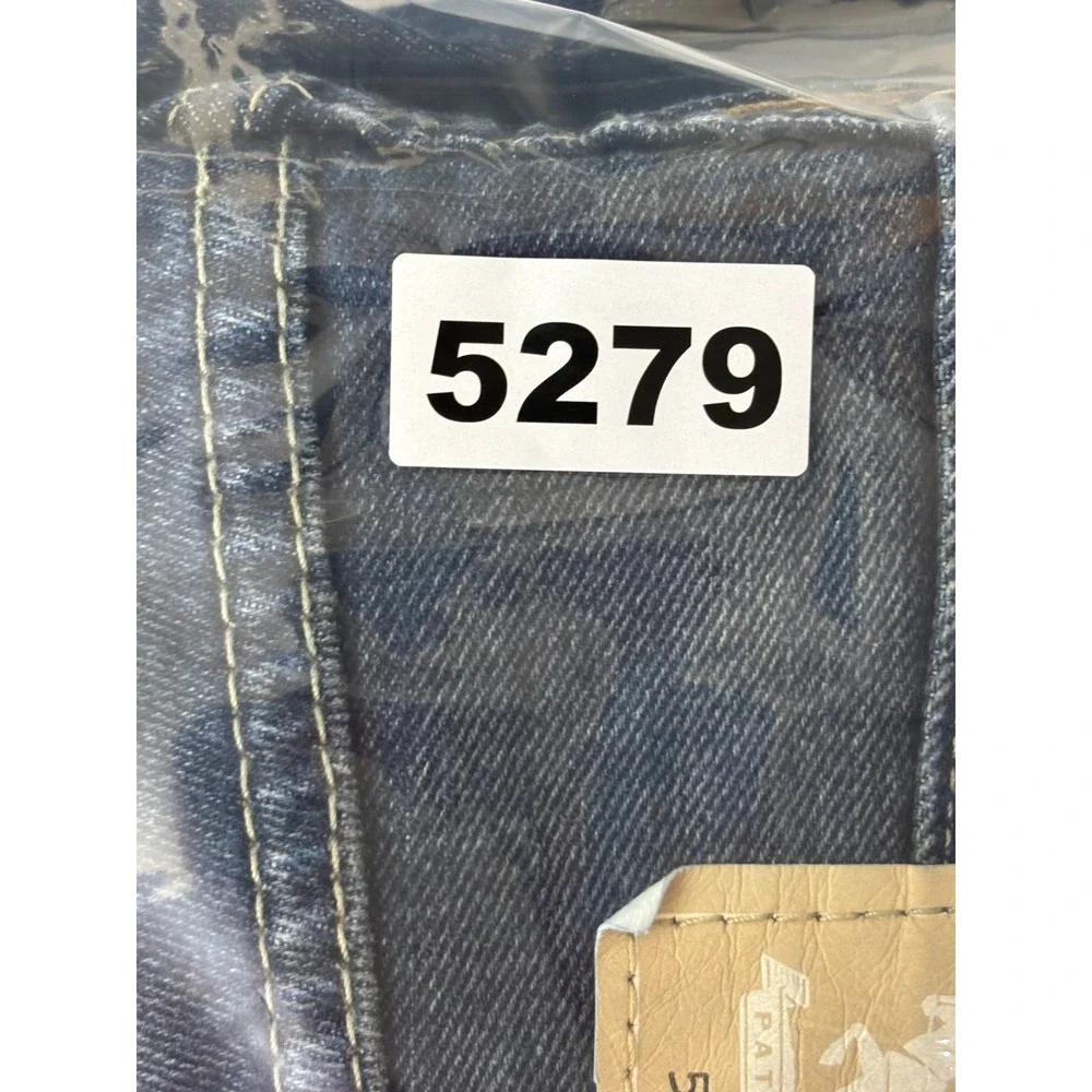 Levi's 511 Straight Leg Jeans Mens Blue Denim Dark‎ Wash 5-Pocket Whisker 32x34